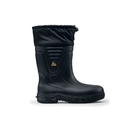 Shoes For Crews Unisex Bullfrog Elite Rubber Boots w/ Gaitor, Composite Toe, Black, 8 71845